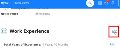 Get Job in Dubai: How to Rank Your CV on Top of Bayt.com? adding new job cv - Get Job in Dubai: How to Rank Your CV on Top of Bayt.com?